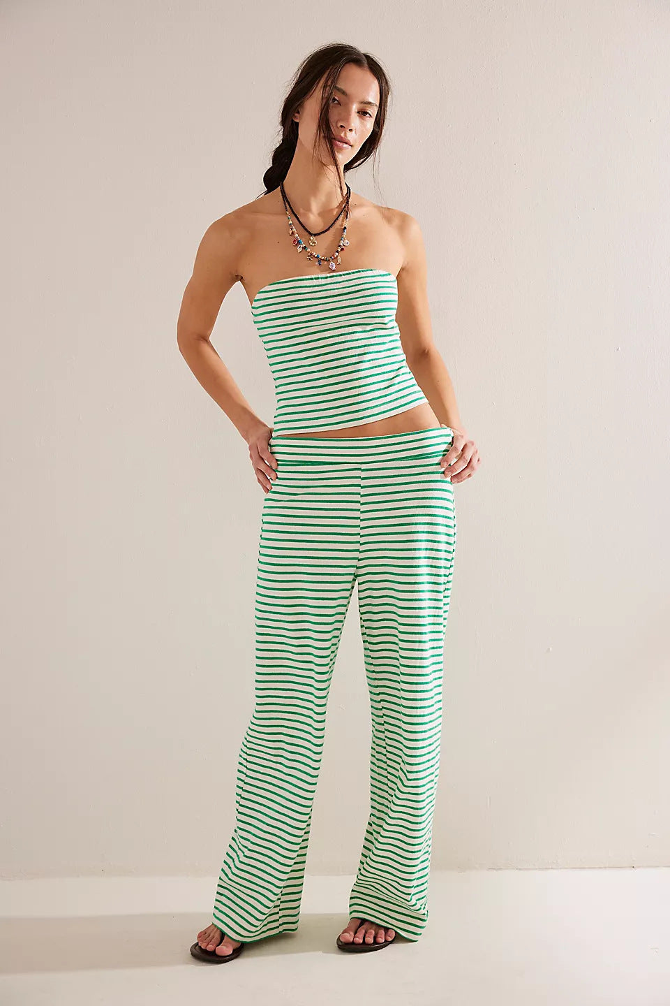 European And American Sexy Slim Fit Casual Striped Suit